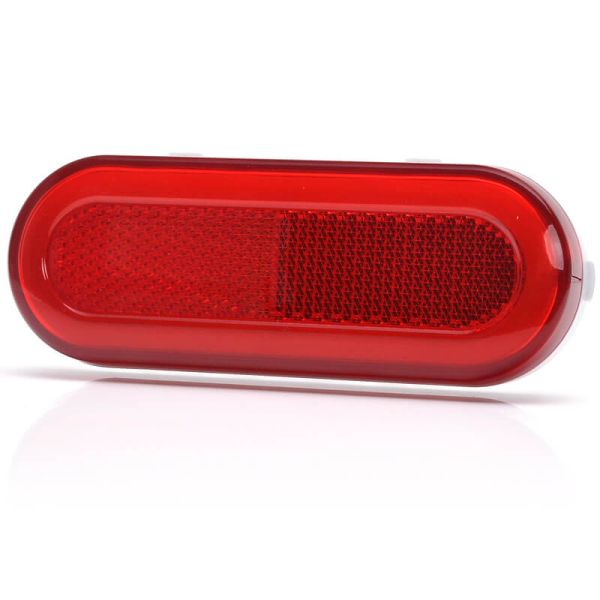 Galibo LED neón trasero con catadióptrico y soportes 12V–24V W198 R IA ADR