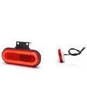 Galibo LED neón trasero con catadióptrico y soportes 12V–24V W198 R IA ADR