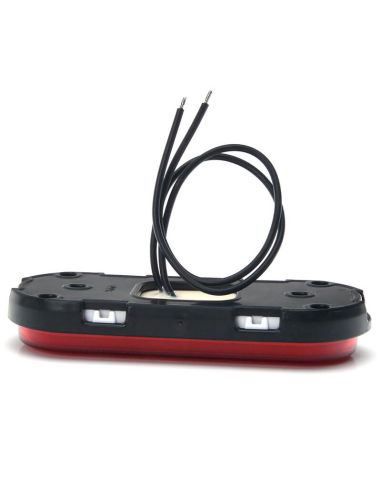 Galibo LED neón trasero con catadióptrico y soportes 12V–24V W198 R IA ADR