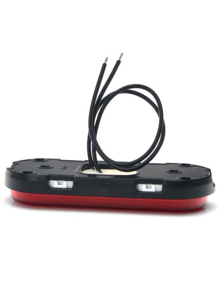 Galibo LED neón trasero con catadióptrico y soportes 12V–24V W198 R IA ADR
