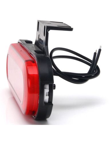 Galibo LED neón trasero con catadióptrico y soportes 12V–24V W198 R IA ADR