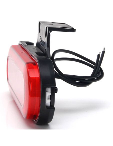 Galibo LED neón trasero con catadióptrico y soportes 12V–24V W198 R IA ADR