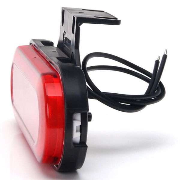 Galibo LED neón trasero con catadióptrico y soportes 12V–24V W198 R IA ADR