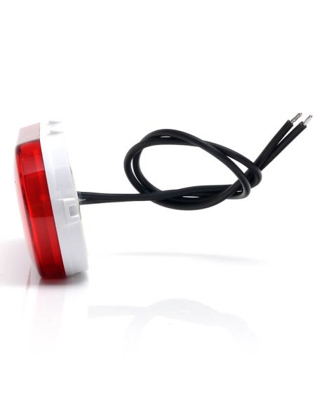 Galibo LED neón trasero con catadióptrico y soportes 12V–24V W198 R IA ADR