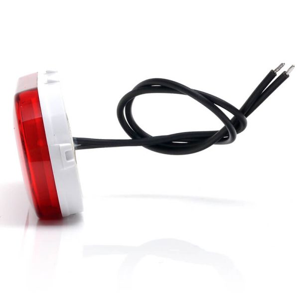 Galibo LED neón trasero con catadióptrico y soportes 12V–24V W198 R IA ADR