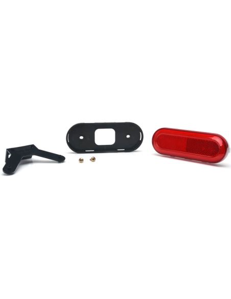 Galibo LED neón trasero con catadióptrico y soportes 12V–24V W198 R IA ADR