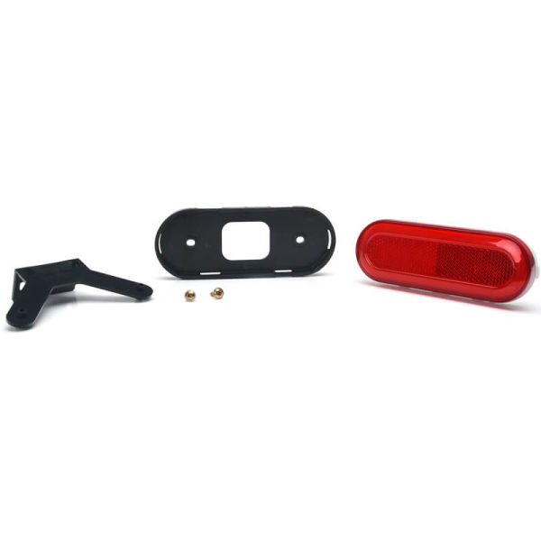 Galibo LED neón trasero con catadióptrico y soportes 12V–24V W198 R IA ADR