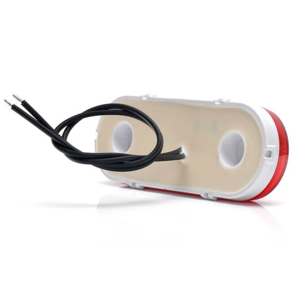 Galibo LED neón trasero con catadióptrico y soportes 12V–24V W198 R IA ADR
