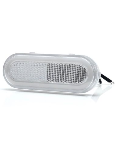 Feu de position avant à LED néon blanc avec réflecteur et supports