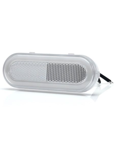 Galibo LED neón blanco delantero con catadióptrico y soportes