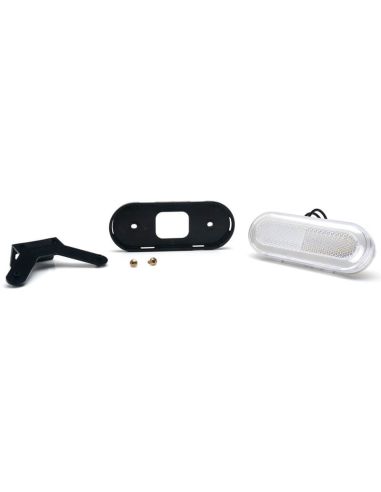 Galibo LED neón blanco delantero con catadióptrico y soportes