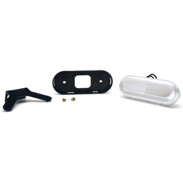 Galibo LED neón blanco delantero con catadióptrico y soportes
