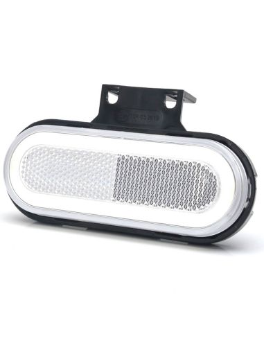 Galibo LED neón blanco delantero con catadióptrico y soportes