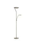 Lámpara de pie con luz de lectura SATURN cromo mate 40W+5W 4800Lm+725Lm CCT 2700K/4000K