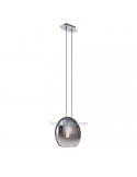 Plafonnier graphite | Plafonnier moyen de salon Lens | Lampe suspendue salon | Éclairage LeonLeds