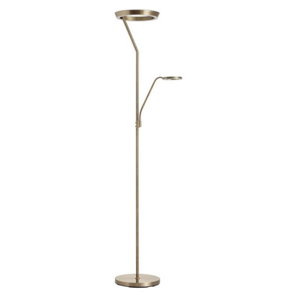 Lámpara de pie con luz de lectura SATURN medalla 40W+5W 4800Lm+725Lm CCT 2700K/4000K