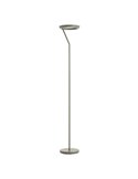 Lampadaire SATURN S vert mousse avec anneau lumineux circulaire 40 W 4800 lm CCT 2700 K/4000 K