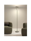 Lampadaire SATURN S vert mousse avec anneau lumineux circulaire 40 W 4800 lm CCT 2700 K/4000 K