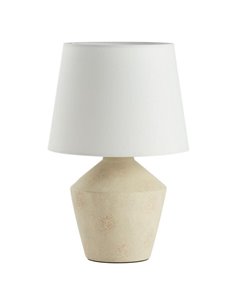 Lámpara de sobremesa geométrica cerámica vieja 35cm SALVIA E27 (no incl.)