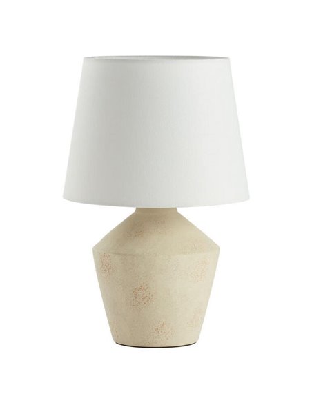 Lámpara de sobremesa geométrica cerámica vieja 35cm SALVIA E27 (no incl.)