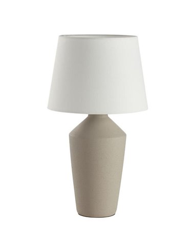 Lámpara de sobremesa geométrica gris 50cm SALVIA E27 (no incl.)