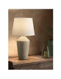Lámpara de sobremesa geométrica gris 50cm SALVIA E27 (no incl.)