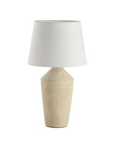 Lámpara de sobremesa geométrica cerámica vieja 50cm SALVIA E27 (no incl.)