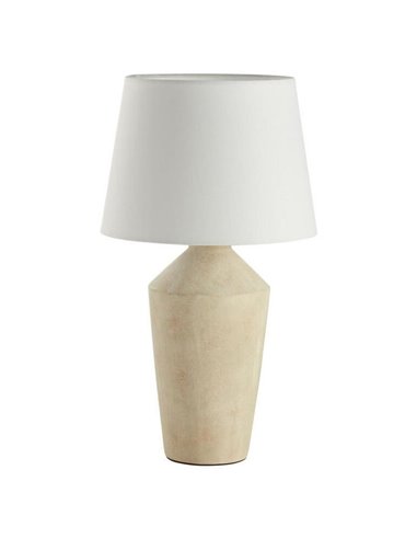Lámpara de sobremesa geométrica cerámica vieja 50cm SALVIA E27 (no incl.)