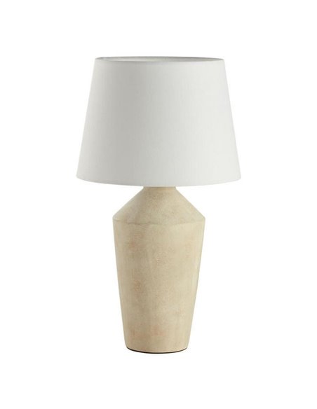 Lámpara de sobremesa geométrica cerámica vieja 50cm SALVIA E27 (no incl.)