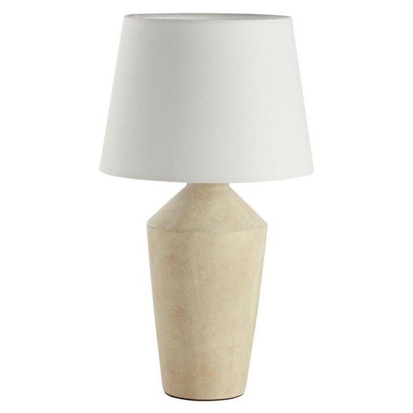 Lampe de table géométrique en céramique, 50 cm, Sauge, E27 (non inclus)