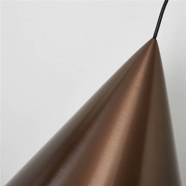 Lámpara de techo colgante lineal LED CONO 20W regulable TRIAC diseño moderno