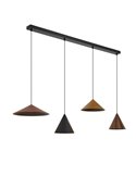 Lámpara de techo colgante lineal LED CONO 20W regulable TRIAC diseño moderno
