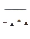Lámpara de techo colgante lineal LED CONO 20W regulable TRIAC diseño moderno
