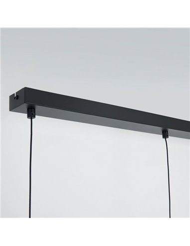 Lámpara de techo colgante lineal LED CONO 20W regulable TRIAC diseño moderno