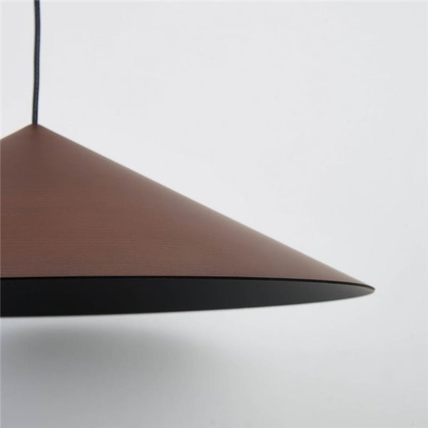 Lámpara de techo colgante lineal LED CONO 20W regulable TRIAC diseño moderno