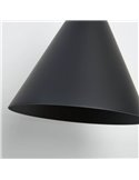 Lámpara de techo colgante lineal LED CONO 20W regulable TRIAC diseño moderno