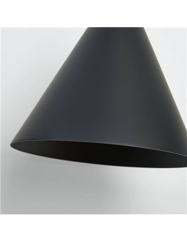 Lámpara de techo colgante lineal LED CONO 20W regulable TRIAC diseño moderno