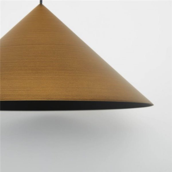 Lámpara de techo colgante lineal LED CONO 20W regulable TRIAC diseño moderno