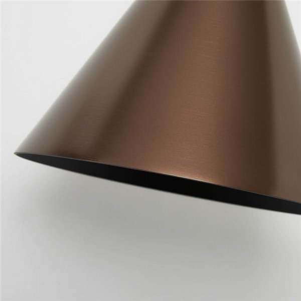 Lámpara de techo colgante lineal LED CONO 20W regulable TRIAC diseño moderno