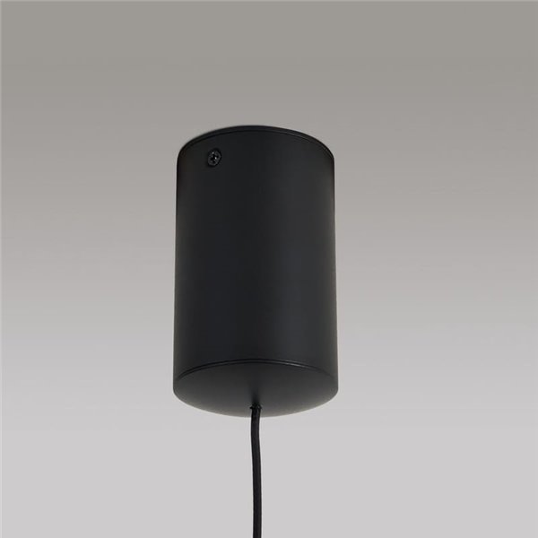 Lámpara colgante LED CONO negro Ø30cm 10W 3000K estilo contemporáneo regulable TRIAC