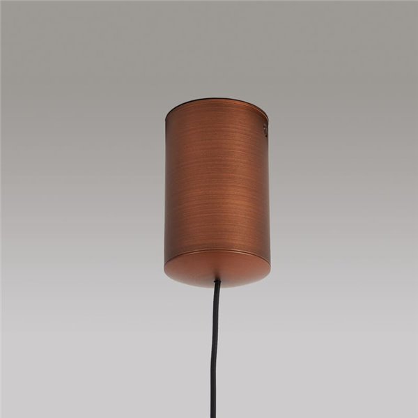 Suspension LED CONE cuivre Ø30cm 10W 3000K lumière chaude dimmable TRIAC