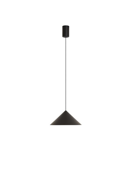 Suspension LED CONE cuivre Ø24cm, conique 10W 3000K dimmable TRIAC