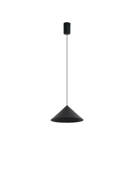 Suspension LED CONE cuivre Ø24cm, conique 10W 3000K dimmable TRIAC