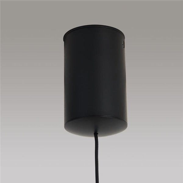 Lámpara de techo colgante LED CONO negro Ø18cm 10W 3000K, diseño moderno regulable TRIAC