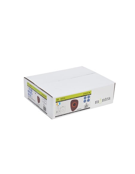 Aplique LED acústico forma pétalo ACUSTIC café Ø30cm, 5W 3000K 400Lm