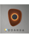 Aplique LED acústico forma pétalo ACUSTIC café Ø30cm, 5W 3000K 400Lm