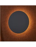 Aplique LED acústico forma pétalo ACUSTIC café Ø30cm, 5W 3000K 400Lm