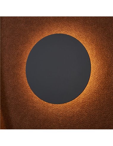 Aplique LED acústico forma pétalo ACUSTIC café Ø30cm, 5W 3000K 400Lm