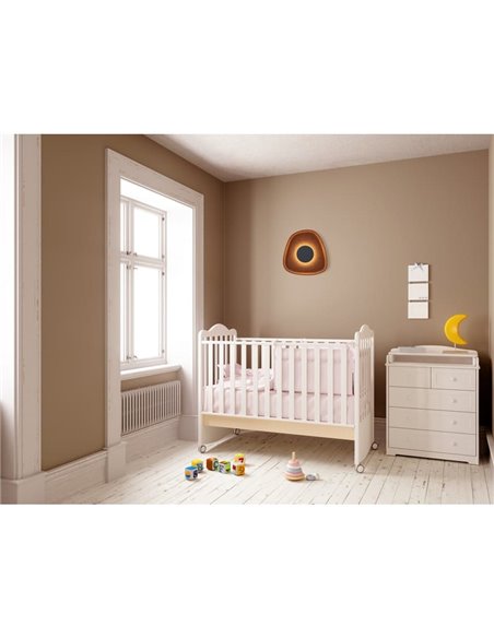 Applique murale LED de forme géométrique irrégulière, coloris café ACUSTIC, Ø 26 cm, 5 W, 3000 K, 400 lm