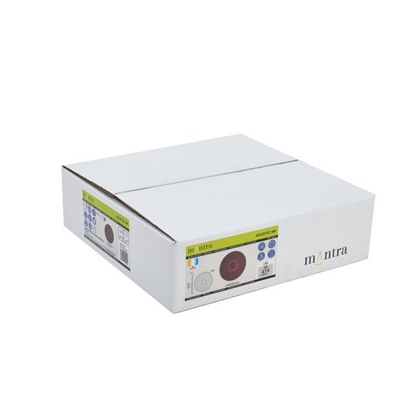 Applique murale LED circulaire ondulée, coloris café ACUSTIC, Ø 45 cm, 5 W, 3 000 K, 400 lm